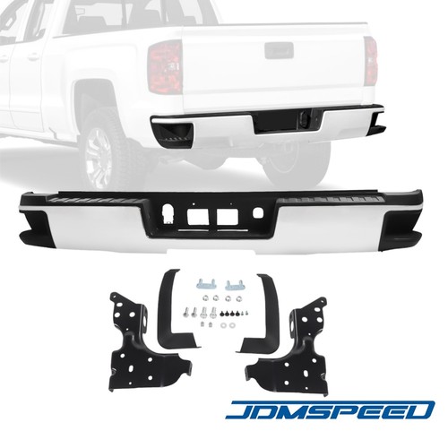 Rear step bumper chrome - rear,